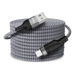 Verilux® 10Ft/3M Micro USB Cable, 5V/2A Micro USB Cable Fast Charging, 480Mbps Data Sync Micro USB Data Cable, Nylon Braided charging cable micro usb for Phone, Tablet, Micro USB Port Enabled Mobile