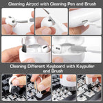 ZORBES® Electronics Cleaner Kit Tool 20pcs Electronics Cleaning Kit Tool with Duster, Multi Brushes, Sprayer, Multi-functional Electronic Cleaning Tool Set for Laptop, Phone, Tablet, Earbuds, Keyboard