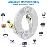 Verilux Cat8 Ethernet Cable for Gaming and Streaming with 40Gbps 2000MHz Speed | 16.4ft S/FTP UV-Resistant Design