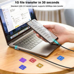 Verilux Type C Charger Cable 9.8 ft for Fast 100W PD Charging featuring 90° Right Angle | Nylon Braided