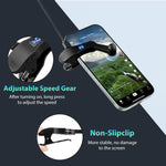 Verilux Auto Clicker for Smartphone with LED Display featuring 180° Adjustable Tap Arm | USB Rechargeable Screen Clicker