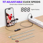Verilux USB Auto Clicker for Phones and Tablets with Adjustable Speed up to 50 cps | Plug and Go Controller