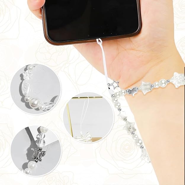 ZORBES 4Pcs Phone Charms for Girls