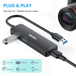 Verilux USB Hub 3.0 for PC and Laptop with 5 in 1 Ports and SD TF Card Reader | Aluminium Adapter