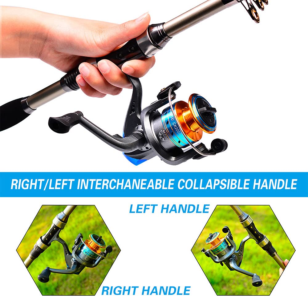 ZORBES® Portable Carbon Fiber Telescopic Spinning Fishing Rod Bait Kit with Reel Full Set, Reel Complete Set Lifelike Artificial Hooks Fishing Lure and Fishing Rod -a1.8M– verilux ZORBES® Portable Carbon Fiber Telescopic Spinning Fishing Rod Bait Kit with Reel Full Set, Reel Complete Set Lifelike Artificial Hooks Fishing Lure and Fishing Rod -a1.8M– verilux