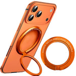 ZORBES® Mobile Phone Ring Holder for (Orange) - 360° Rotation Mobile Phone Grip Holder Finger for 17 Pro Max,16/15/14/13/12 Pro Max - Smartphone