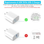 Verilux Type C Charging Cable for Surface Laptop featuring Magnetic Connector and 5.9ft Nylon Braided Design