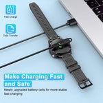 ZORBES® USB C to Garmin Adapter Garmin Charging Cable to Type C Adapter Universal Garmin Charging Cable Adapter Compatible with Garmin Fenix 7/7S/7X/6/6S/6X/5/5S/5X/Forerunner 245/255/Vivoactive 3/4