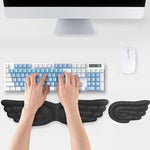 ZORBES® Angel Wings Keyboard and Mouse Wrist Rest