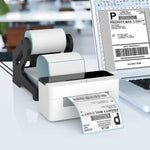 Zeitel® Label Holder Thermal Label Holder for Rolls and Fanfold Labels Shipping Label Stand Desktop Printer Accessory Supplies for Home