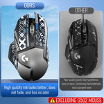 Verilux Mouse Grip Tape for Logitech G Pro (Light Black)