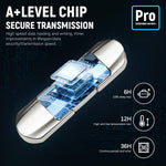 Verilux Pendrive 256GB for iPhone iPad Android PC with Dual USB C and A Ports | Frosted Metal Design