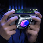 Verilux Phone Cooler for Gaming and Livestreaming with Magnetic Clips and LCD Display