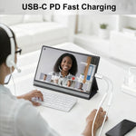 Verilux Type C to 3.5mm Audio Adapter with PD Fast Charging and Smart DAC Chip | Aluminum Alloy Design
