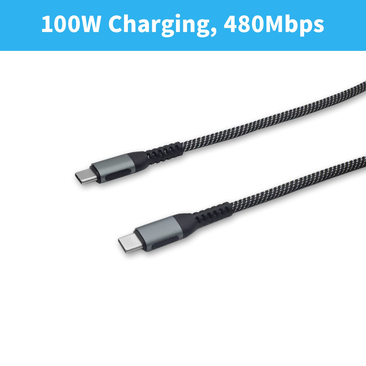 Type C Cable Fast Charing 100W PD 5A 6.6FT