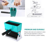 Serplex® 6 Inch Glue Applicator Roller 320ml Portable Manual Liquid Glue Saving Applicator Roller Portable Hand-Powered Woodworking Tool for Carpenter Woodworking DIY Coating