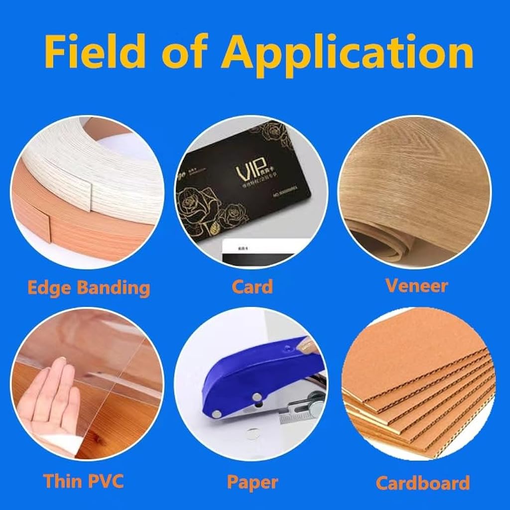 Serplex® Heavy Duty Single Hole Punch 8mm Handheld Hole Punch Tool with Drill & Drill Stop Collar, Maximum Thickness 1.2mm Punching Tool, Paper Puncher for Wooden Edge Bands, Plastic Sheets, Paper