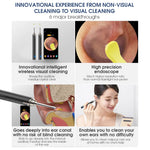 Verilux Ear Wax Remover Tool Kit with 1296P HD 5MP Camera and 6 LED Lights | Black