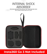 ZORBES® EVA Hard Carrying Case for Insta360 Go 3, Waterproof Hard Case Carrying Case with Hand Strap Bag, Shockproof Protective Case for Insta 360 Go 3 Action Camera, Not Include Insta360 Go 3