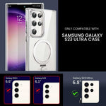 ZORBES® for S23 Ultra Case with Kickstand Ring, for S23 Ultra Samsung Cover (6.8''), for Samsung S23 Ultra Back Cover, S23 Ultra Cover S23 Back Cover Compatible with Magsafe Support Wireless Charging