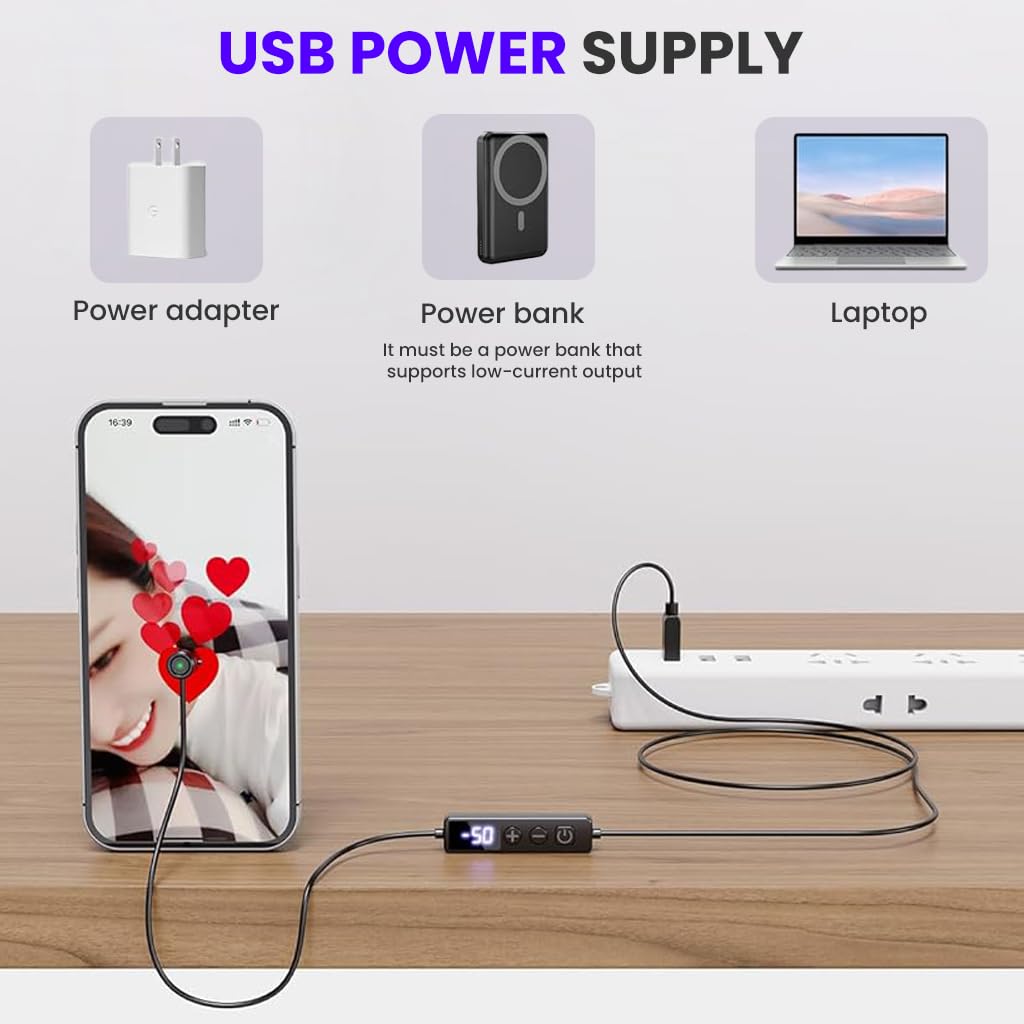 Verilux USB Auto Clicker for Phones and Tablets with Adjustable Speed up to 50 cps | Plug and Go Controller