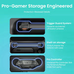 ZORBES® Carrying Case for Switch 2 2025, Protective Hard Shell Case with 14 Game Card Slots, Portable Travel Bag with Handles and Shoulder Straps for Switch 2 Console and Accessories