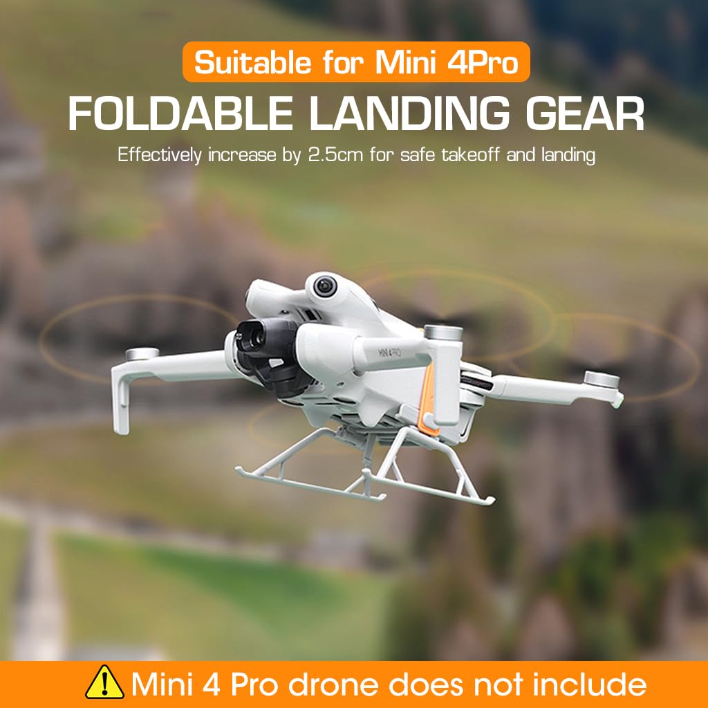 ZORBES® 25mm Foldable Landing Gear for DJI Mini 4 PRO(Only Accessories)