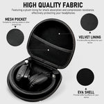 ZORBES® Storage Case for Marshall Major IV Headset Anti-Scratch Storage Bag for Marshall Major IV/III/II Headphone Carry Case for Marshall Major Series Marshall Major Headphone Accessories Bag,Black