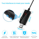 Verilux USB to DC Power Cable Boost Converter for Router and Devices with Switch & LED Display 5V to 9V 12V