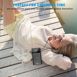 ZORBES AM/FM Pocket Radio with Speaker & Headphone Jack