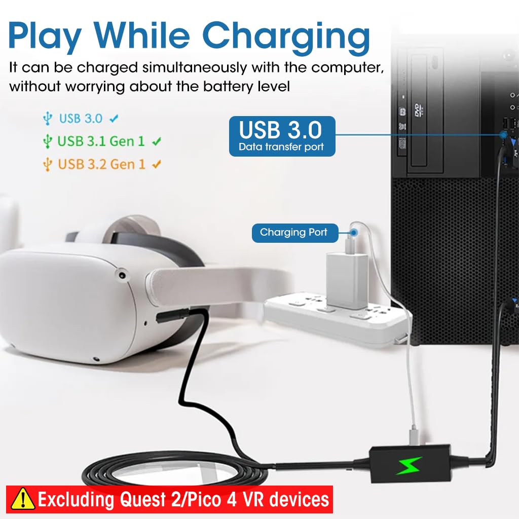 ZORBES® Link for Oculus Quest 2 Cable