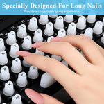 ZORBES Raised Key Stickers for Long Nails