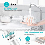 Verilux Cordless Flosser for Teeth Cleaning with 220ml Tank and 360° Rotatable Nozzle | 3 Modes