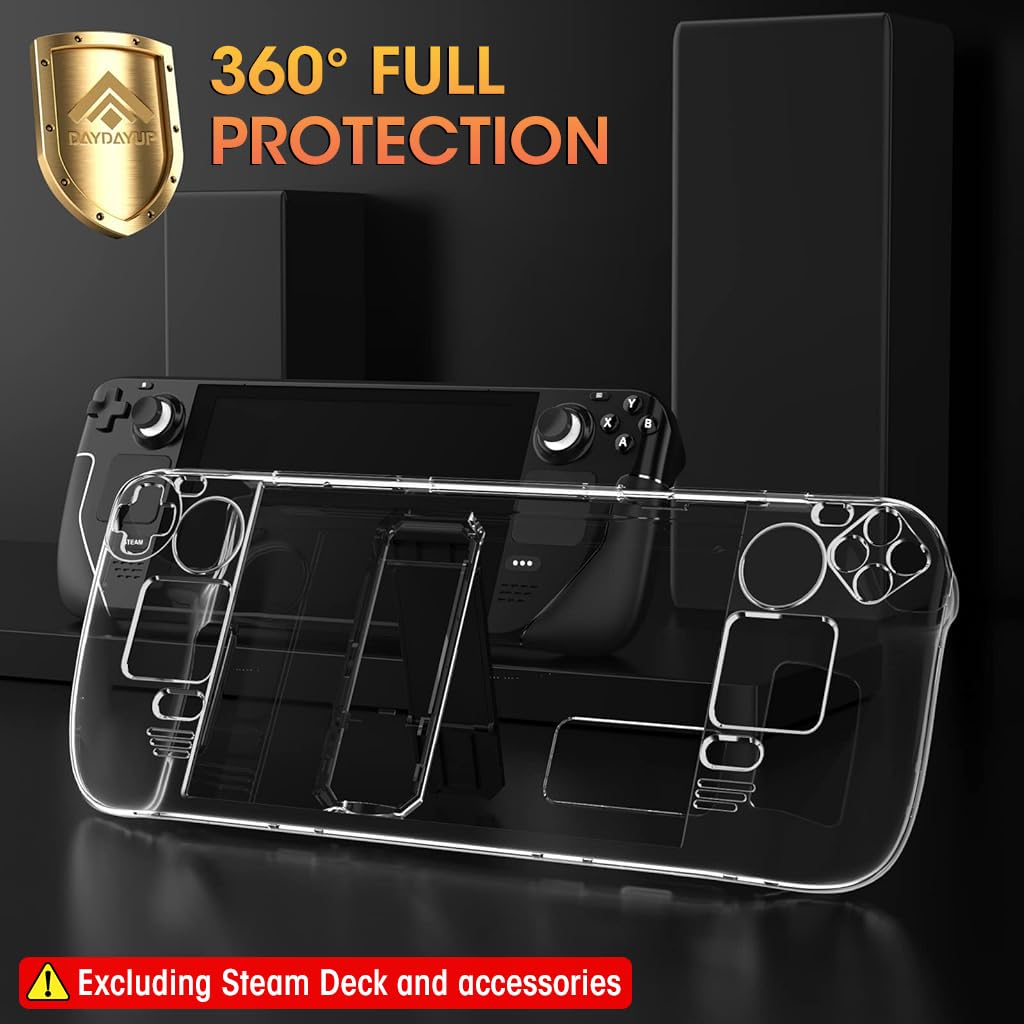 Zeitel® Protective Case for Steam Deck, Carrying Case for Steam Deck Case Protector with Steam Deck Kickstand, Full Protective Cover Shock-Absorption and Anti-Scratch Steam Deck Cover