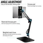 ZORBES® Mobile Stand Phone Stand Mobile Stand for Table, Tablet Stand with Flexible Arm, Tablet Holder 360 ° Rotatable Mobile Holder for Bed, Adjustable Phone Holder for 3.5-11 Inches Phone, Tablet
