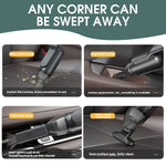 Verilux Cordless Vacuum Cleaner for Home and Car with 13000PA Suction and UV Light | USB Rechargeable