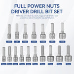 Serplex 23Pcs Nut Driver Bit Set