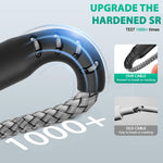 Verilux USB A to Micro USB Cable for Android Devices with 16.4ft Length and Braided Nylon | 5V/2A Fast Charging and 480Mbps Data Sync