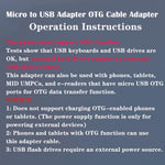 Verilux Micro USB OTG Adapter for Fire TV Stick 4K and Android Devices featuring 90 Degree Angle 2 PCS | Streamline Setup and Power USB Peripherals