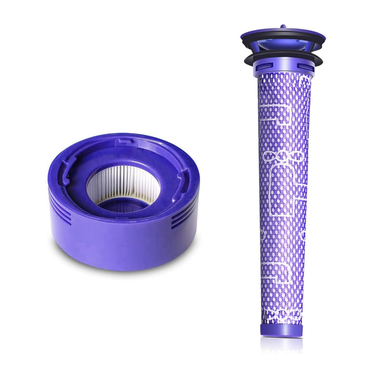 Verilux® Vacuum Filter Replacement Kit for Dy*son V7 V8 Animal and Absolute Cordless Vacuum Cleaners, Replaces Part