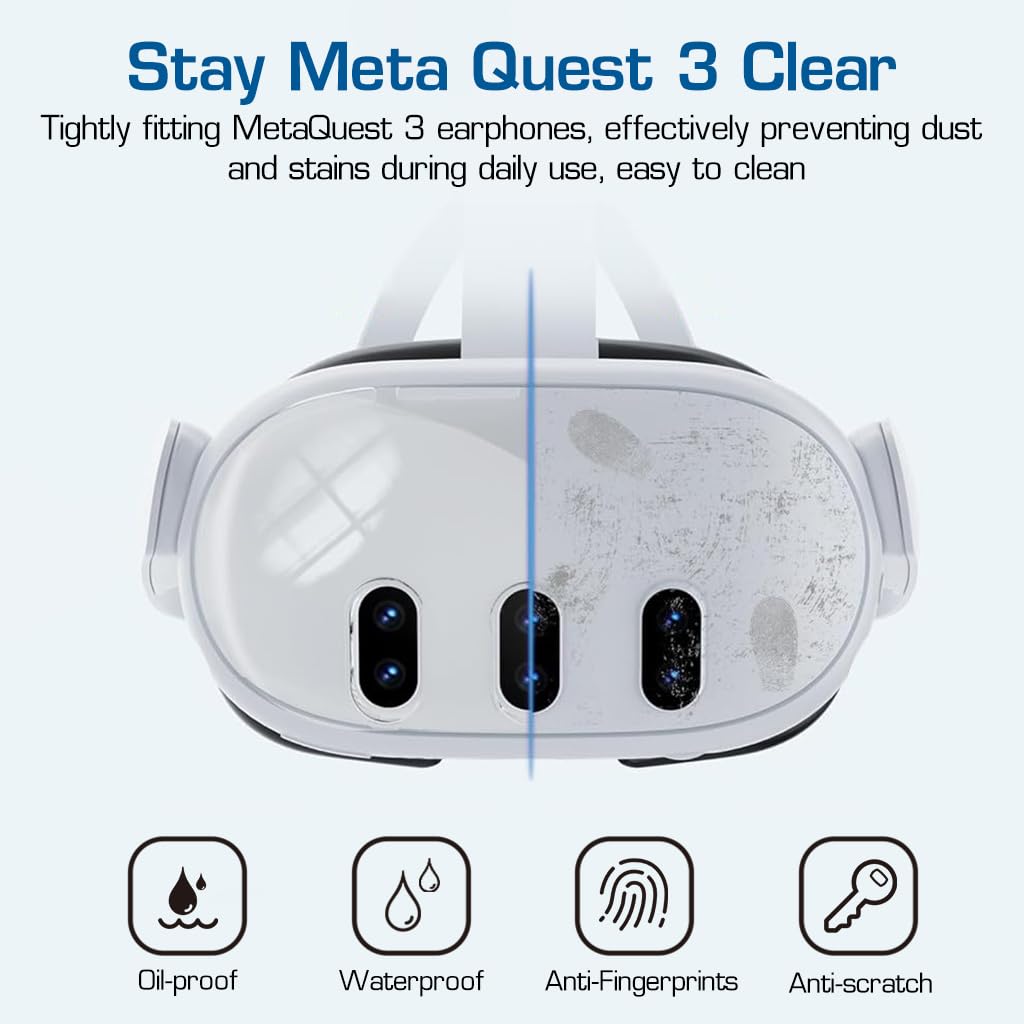ZORBES® Protective Case for Meta Quest 3, Protective Shell Cover