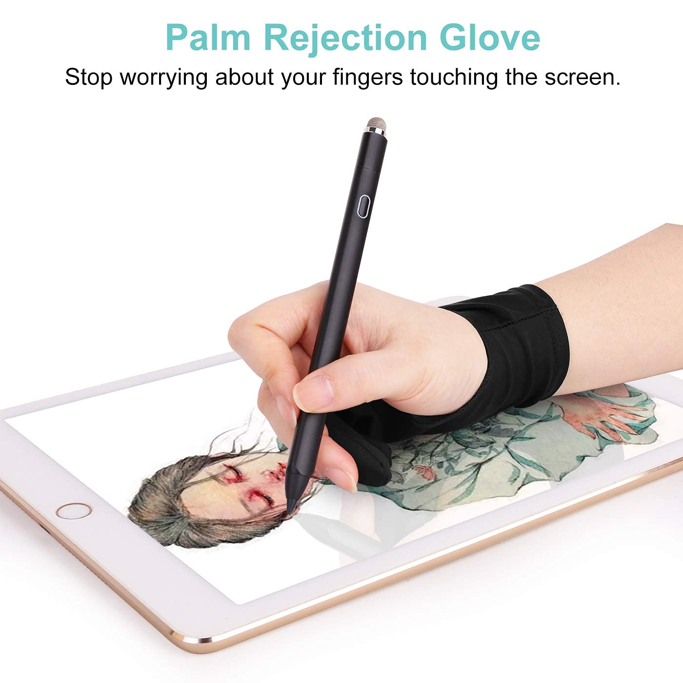 Stylus Pen Drawing Tablet With Palm Rejection Stylus Pen For