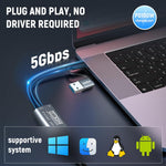 Verilux HDMI to USB 3.0 Video Capture Card for Streaming with 4K 60fps and 100W PD Charging