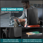 Verilux® Hard Shell Laptop Backpack Anti-Theft Waterproof TSA Lock Backpack with USB Port Fit 15.6 Inch Laptop, Laptop Bag for Men Safe Travel Backpack