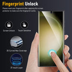ZORBES® [2+2 Pack for Samsung Galaxy S23 Ultra Screen Protector [Not Glass]+2 Pack Camera Lens Protector [Touch Sensitive] Samsung S23 Ultra screen guard HD Clear Strong Adhesive Flexible Film, 6.8"