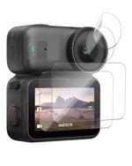 ZORBES® Compatible with Osmo Nano, Action Camera Screen Protector & Lens Cover Set, HD Tempered Glass Film with Anti-Scratch, Anti-Fingerprint, and High Transparency Protection