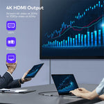 Verilux® 7-in-1 USB C Hub, 3 USB 3.0 Ports,4K USB C to HDMI Port USB C Adapter 100W Power Delivery Charging Port