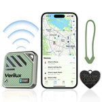 Verilux Item Finder for iPhone featuring Bluetooth Precision Tracking and IPX4 Waterproof Design | Battery Operated