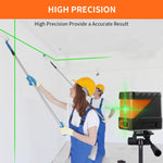 Verilux® Laser Level, 50ft Cross Line Portable Laser Level Machine with Self Leveling, Leser Leval Mesuring Product for Construction, Laser Level Machine 2*AAA Battery Powered(Not included)