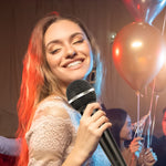 ZORBES® Handheld Wired Microphone, Cardioid Dynamic Vocal Mic with 11ft Cable and ON/Off Switch, Ideally Suited for Speakers, Karaoke Singing Machine, Amp or Mixer, Black